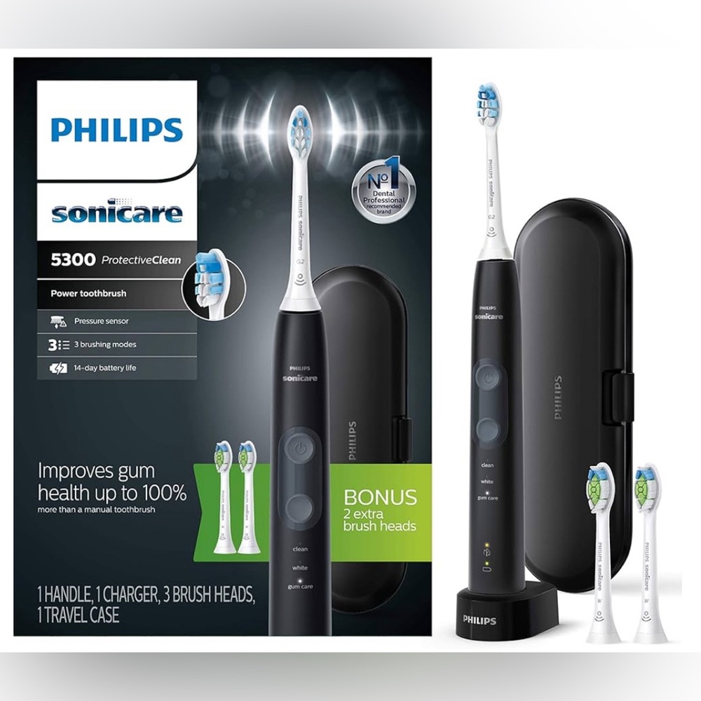 NWT Philips Sonicare ProtectiveClean 5300 Rechargeable Electric Power Toothbrush